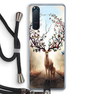 CaseCompany Seasons Change: Sony Xperia 5 II Transparant Hoesje met koord