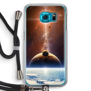 CaseCompany Omicron 2019: Samsung Galaxy S6 Transparant Hoesje met koord