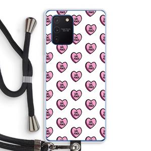 CaseCompany GIRL POWER: Samsung Galaxy Note 10 Lite Transparant Hoesje met koord