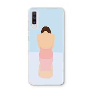 CaseCompany Mirror: Samsung Galaxy A70 Transparant Hoesje