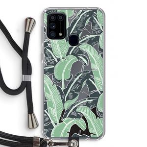 CaseCompany This Sh*t Is Bananas: Samsung Galaxy M31 Transparant Hoesje met koord