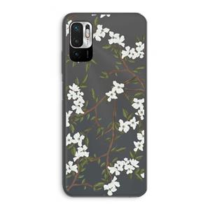CaseCompany Blossoming spring: Xiaomi Redmi Note 10 5G Transparant Hoesje