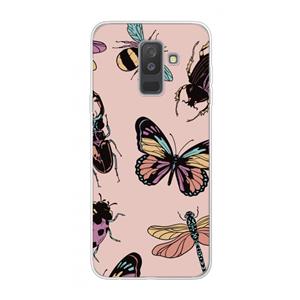 CaseCompany Tiny Bugs: Samsung Galaxy A6 Plus (2018) Transparant Hoesje