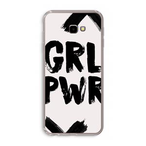 CaseCompany Girl Power #2: Samsung Galaxy J4 Plus Transparant Hoesje