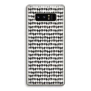 CaseCompany Crazy shapes: Samsung Galaxy Note 8 Transparant Hoesje