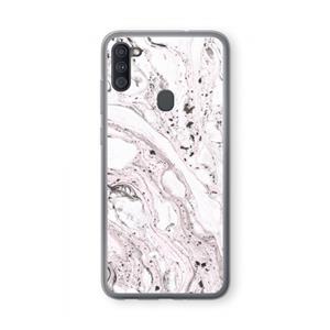 CaseCompany Mengelmoes: Samsung Galaxy A11 Transparant Hoesje
