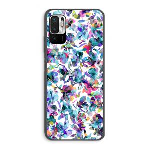 CaseCompany Hibiscus Flowers: Xiaomi Redmi Note 10 5G Transparant Hoesje