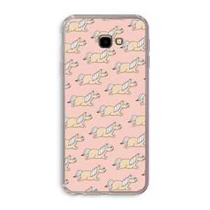 CaseCompany Ponys: Samsung Galaxy J4 Plus Transparant Hoesje