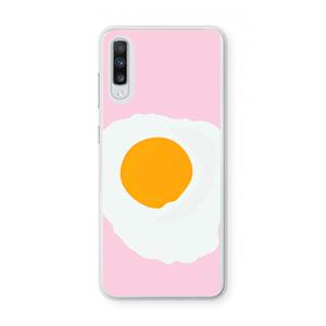 CaseCompany Sunny side up: Samsung Galaxy A70 Transparant Hoesje