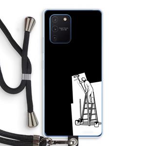 CaseCompany Musketon Painter: Samsung Galaxy Note 10 Lite Transparant Hoesje met koord