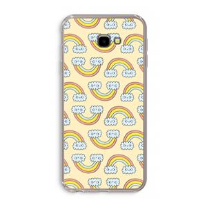 CaseCompany Regenboog: Samsung Galaxy J4 Plus Transparant Hoesje