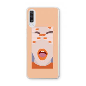 CaseCompany Surprise: Samsung Galaxy A70 Transparant Hoesje