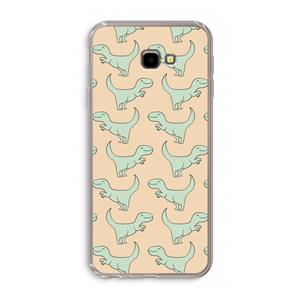 CaseCompany Dinos: Samsung Galaxy J4 Plus Transparant Hoesje