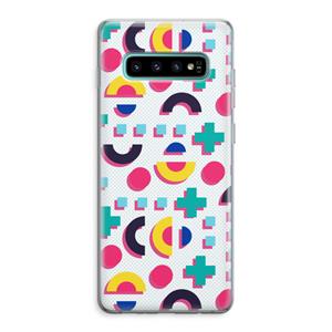 CaseCompany 8-bit N°2: Samsung Galaxy S10 Plus Transparant Hoesje