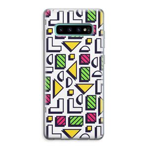 CaseCompany 8-bit N°4: Samsung Galaxy S10 Plus Transparant Hoesje