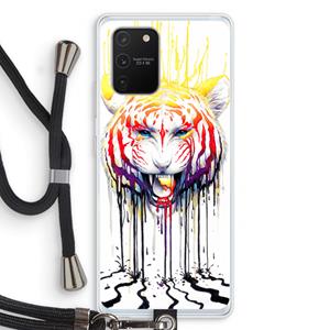 CaseCompany Fading: Samsung Galaxy S10 Lite Transparant Hoesje met koord
