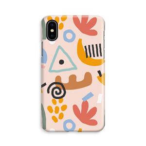 CaseCompany Abstract: iPhone Xs Volledig Geprint Hoesje