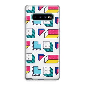 CaseCompany 8-bit N°7: Samsung Galaxy S10 Plus Transparant Hoesje
