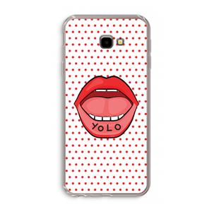 CaseCompany Yolo Denise: Samsung Galaxy J4 Plus Transparant Hoesje