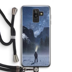 CaseCompany Wanderlust: Samsung Galaxy J8 (2018) Transparant Hoesje met koord
