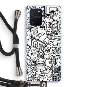 CaseCompany Vexx City #2: Samsung Galaxy Note 10 Lite Transparant Hoesje met koord