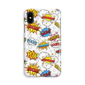 CaseCompany Pow Smack: iPhone Xs Volledig Geprint Hoesje