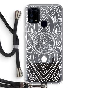 CaseCompany It's Complicated: Samsung Galaxy M31 Transparant Hoesje met koord
