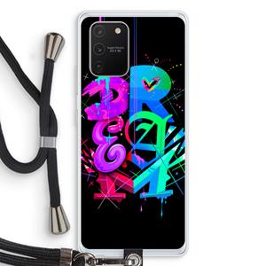 CaseCompany Dream: Samsung Galaxy S10 Lite Transparant Hoesje met koord