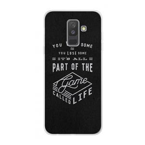 CaseCompany Life: Samsung Galaxy A6 Plus (2018) Transparant Hoesje