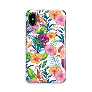 CaseCompany Tropisch 2: iPhone Xs Volledig Geprint Hoesje