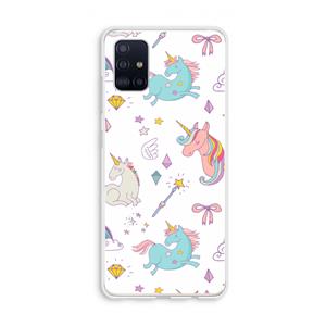 CaseCompany Fantasiewereld: Galaxy A51 4G Transparant Hoesje