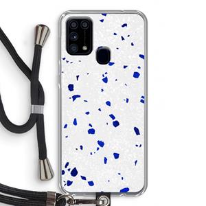 CaseCompany Terrazzo N°5: Samsung Galaxy M31 Transparant Hoesje met koord
