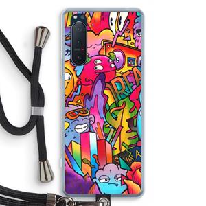 CaseCompany Dreams: Sony Xperia 5 II Transparant Hoesje met koord