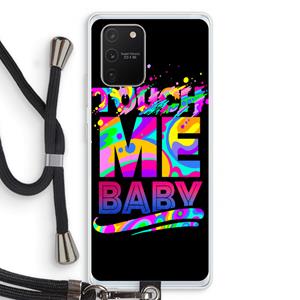 CaseCompany Touch Me: Samsung Galaxy S10 Lite Transparant Hoesje met koord