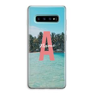 CaseCompany Pacific Dream: Samsung Galaxy S10 Plus Transparant Hoesje