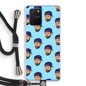 CaseCompany Drake Away: Samsung Galaxy Note 10 Lite Transparant Hoesje met koord