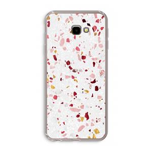 CaseCompany Terrazzo N°9: Samsung Galaxy J4 Plus Transparant Hoesje