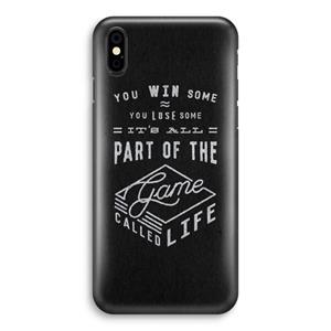 CaseCompany Life: iPhone X Volledig Geprint Hoesje