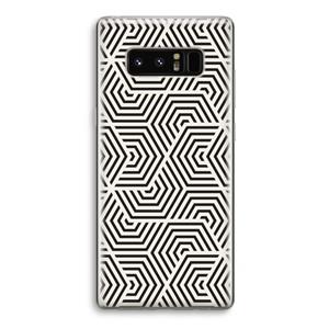 CaseCompany Magic pattern: Samsung Galaxy Note 8 Transparant Hoesje