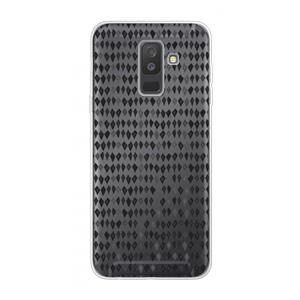CaseCompany Crazy shapes: Samsung Galaxy A6 Plus (2018) Transparant Hoesje