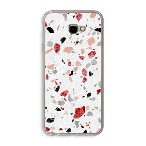 CaseCompany Terrazzo N°12: Samsung Galaxy J4 Plus Transparant Hoesje