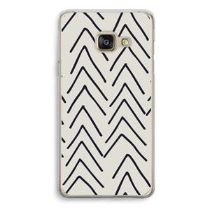 CaseCompany Marrakech Arrows: Samsung A3 (2017) Transparant Hoesje