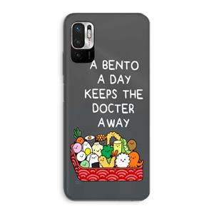 CaseCompany Bento a day: Xiaomi Redmi Note 10 5G Transparant Hoesje