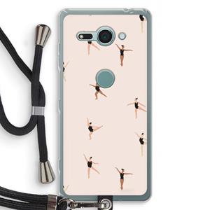 CaseCompany Dancing #1: Sony Xperia XZ2 Compact Transparant Hoesje met koord