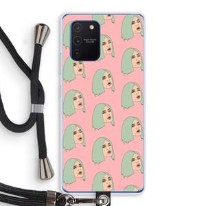 CaseCompany King Kylie: Samsung Galaxy Note 10 Lite Transparant Hoesje met koord