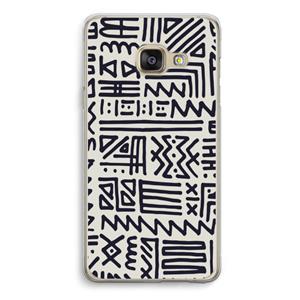 CaseCompany Marrakech print: Samsung A3 (2017) Transparant Hoesje