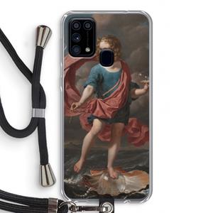 CaseCompany Soap Bubbles: Samsung Galaxy M31 Transparant Hoesje met koord