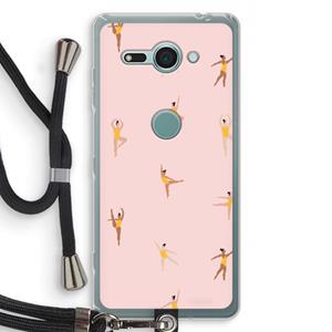 CaseCompany Dans #2: Sony Xperia XZ2 Compact Transparant Hoesje met koord