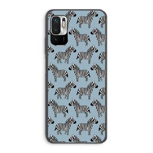 CaseCompany Zebra: Xiaomi Redmi Note 10 5G Transparant Hoesje
