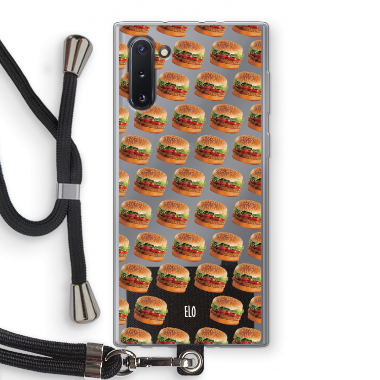 CaseCompany Giants: Samsung Galaxy Note 10 Transparant Hoesje met koord